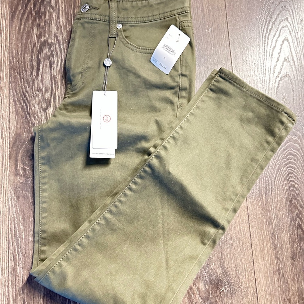 Olive Green Skinny Jeans